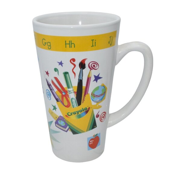 Binny & Smith Crayola Crayon Teacher School Bus Coffee Tea Mug, 14 oz Cup 2004 - Picture 1 of 8